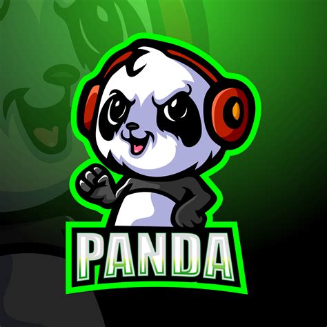 Gamer Panda Mascot Esport Logo Design 5910220 Vector Art At Vecteezy