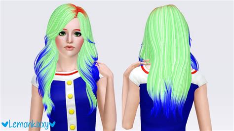 Skysims 229 Hairstyle Retextured By Lemonkixxy Sims 3 Hairs