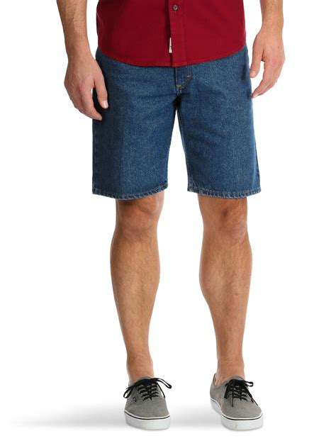 Wrangler Men S 5 Pocket Denim Knee Length Shorts Relaxed Fit Walmart Com