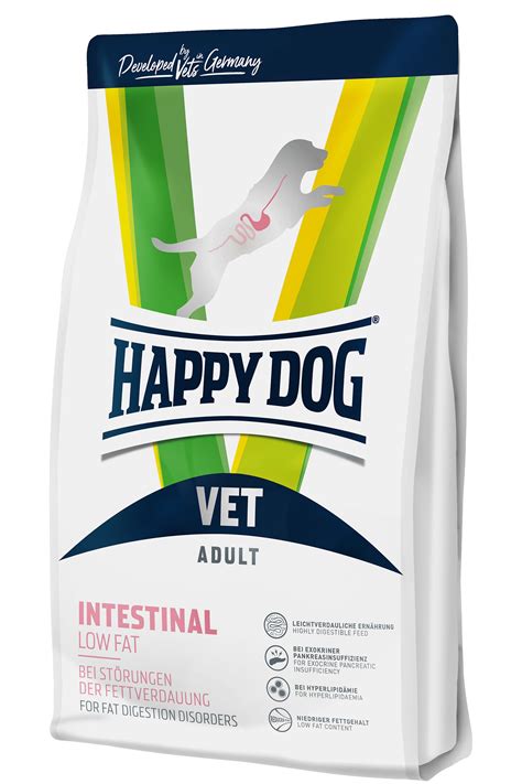 Happy Dog Vet Diät Intestinal Low Fat Trocken Magen Darm Vet