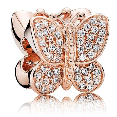 Tacori can also be another very good alternative to pandora to buy wedding bands, engagement rings and more. Pandora Rose Gold Sparkling Butterfly 781257CZ Charm ...