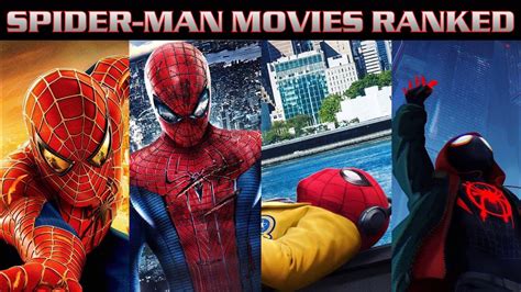 All 8 Spider Man Movies Ranked From Worst To Best Youtube