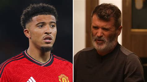 Roy Keane Tells Jadon Sancho How To Save Man Utd Career And Says Id Be Ashamed Of My Life If