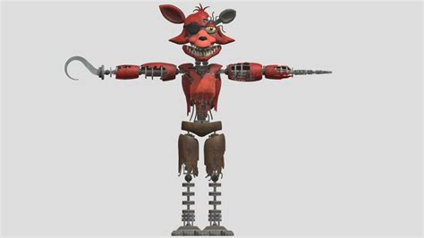 Withered Foxy Download Free 3d Model By Gotbeans Owencameron