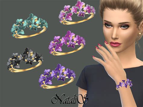 The Sims Resource Natalisflower Shape Gentle Bracelet