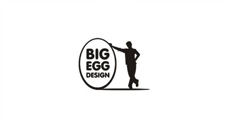 Big Egg Design Logo Logo Design Egg Logo Design Egg Logo