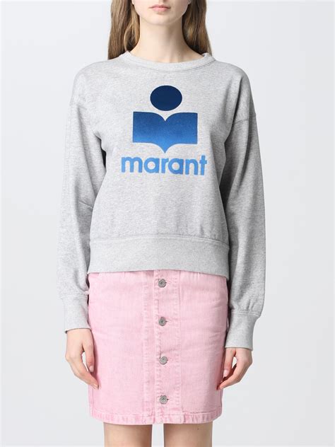 Isabel Marant Etoile Sweatshirt In Cotton Blend Grey Isabel Marant