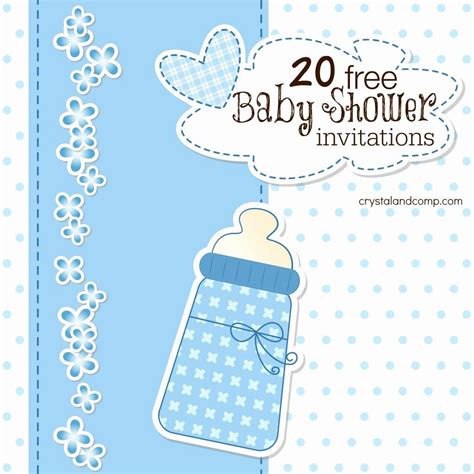 Baby Shower Invitation Template Free New Printable Baby Shower Free