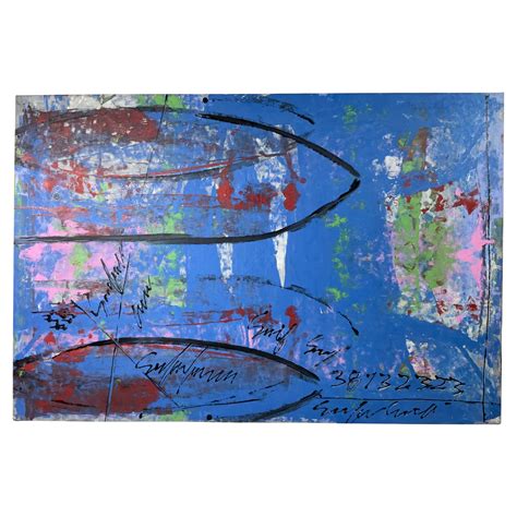 1940s American Abstract Expressionism Painting For Sale At 1stdibs