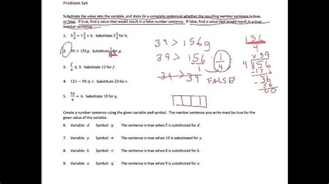 Lesson 6 56 Eureka Math Problem Set Answer Key Engageny Eureka Math