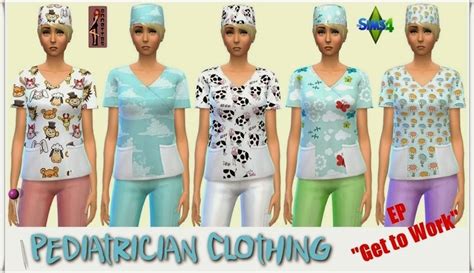 My Sims 4 Blog Scrubs Blouse And Swimear For Females By Annett
