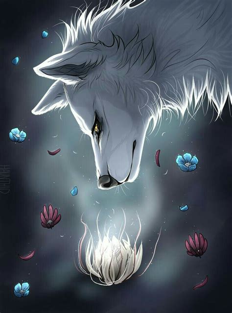 Pin De Casasmarina En Magic Anime Wolf Animales De Anime Arte De