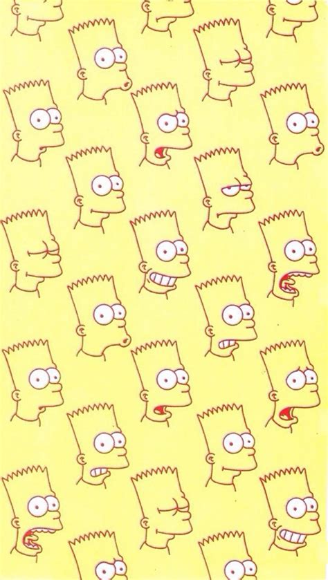 Bart Simpson Pattern Simpson Wallpaper Iphone Iphone Wallpaper Wallpaper