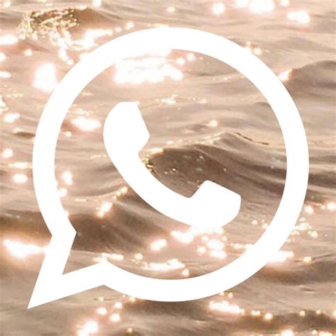 Whatsapp Icon App Ios 14 Beige Brown Aesthetic Hintergrund Iphone