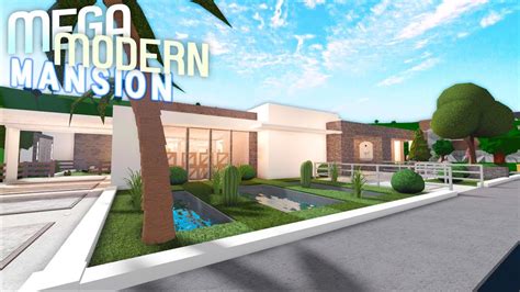 Open floor plans don't have interior walls for support, and therefore the suppo. Mega Modern Mansion → Bloxburg Speed Build (No Gamepass ...