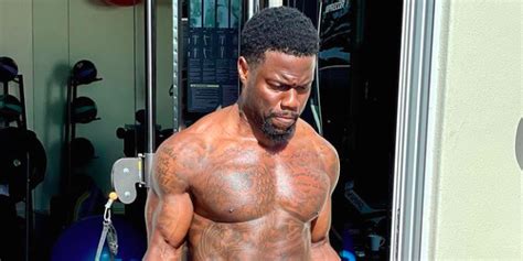 Kevin Hart Shows Off His Jacked Biceps In Shirtless Workout Photos