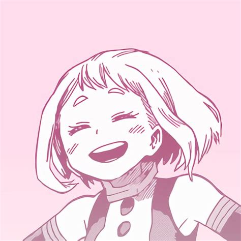 Pastel Ochako Uraraka Icons Free To Use Credit In 2020 Aesthetic Anime Cute Icons Pink