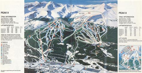 Following Board Ski Maps Breckenridge Ski Resort Ski Breckenridge