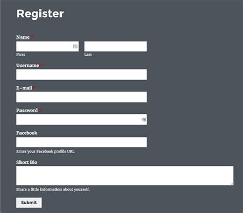 How To Create A Custom User Registration Form In Wordpress