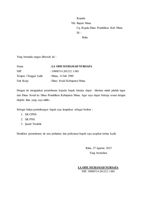 Contoh Surat Permohonan Pindah Kampus Homecare24