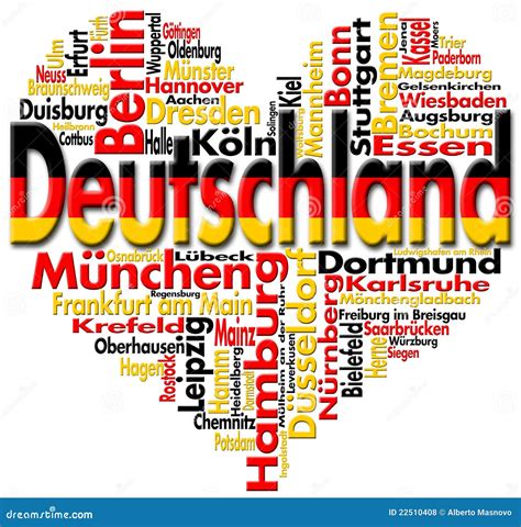 I Love Deutschland Stock Illustration Illustration Of Deutschland