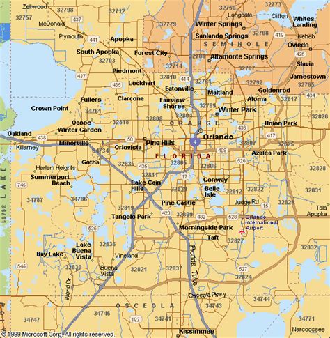 Orlando Metro Map Travelsfinderscom