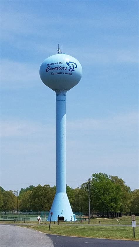Virginias Water Towers Caroline County Virginia Association Of