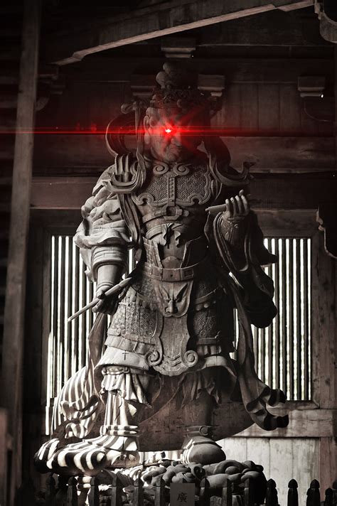 Bishamonten Statue In Chinese Armor Todaji 多闻天王 ♢ 毘沙門天