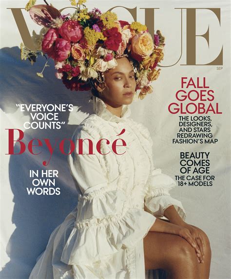 美国版Vogue9月刊 碧昂丝吐露真情