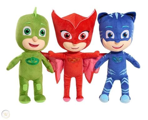 New Pj Masks Sing And Talk Gekko Stuffed 14 Plush With Lights And Sounds