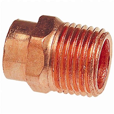 12 In Copper C X M Male Pressure Adapter 10 Pack Cp604hd12 The