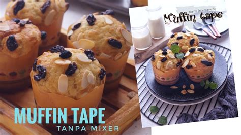 #muffincoklat resep muffin coklat breadtalk 110gr brown sugar/ gula pasir 50gr maezena 20gr coklat powder sejumput garam dan vanily 230ml susu cair 75gr. Resep membuat Muffin Tape Keju │praktis tanpa mixer ...