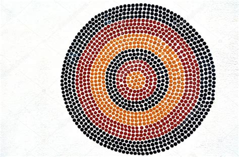 Indigenous Australian Art Dot Painting — Stock Photo © Lucidwaters