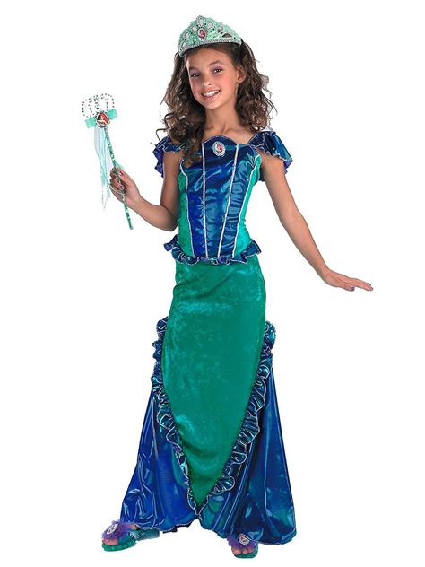 Ariel Mermaid Deluxe Child Costume Girls Mermaid Costume Disney