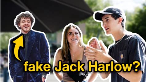 Surprising Strangers With Fake Jack Harlow Impersonator Youtube