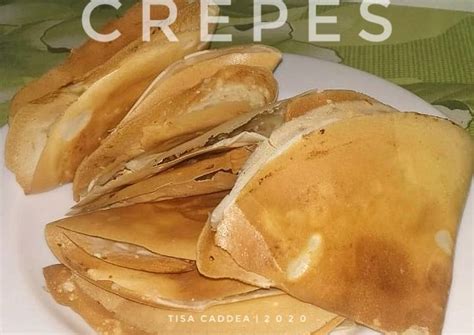 Details of crispy resep crepes teflon pisang coklat takaran sendok jajana di 2020 crepes pisang coklat. Cara Membuat Crepes Teflon - Kocok susu dan telur yang ada dengan menggunakan whisk hingga ...