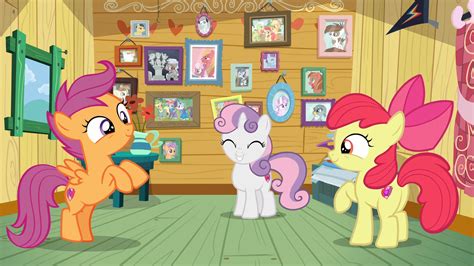 1436356 Safe Screencap Apple Bloom Applejack Babs Seed Big