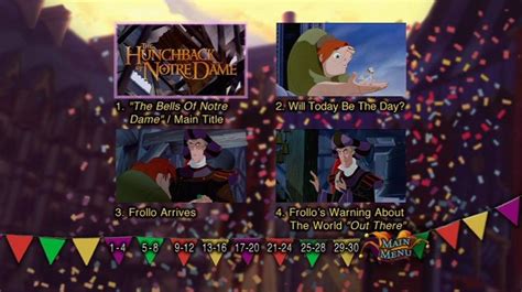 Extranjero Bendecir Solicitante The Hunchback Of Notre Dame 2 Dvd Menu