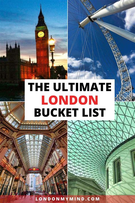 London Bucket List London Bucket List Things To Do London Bucket