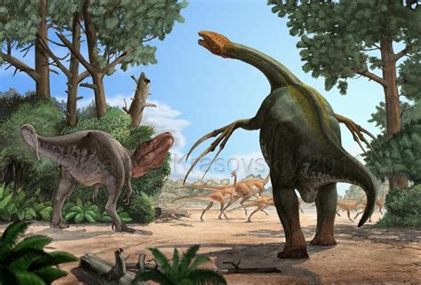 Therizinosaurus Walking With Dinosaurs