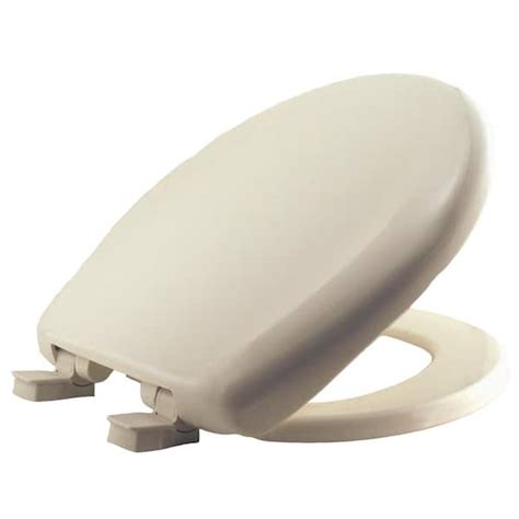 Bemis Slow Close Sta Tite Round Closed Front Toilet Seat In Bone