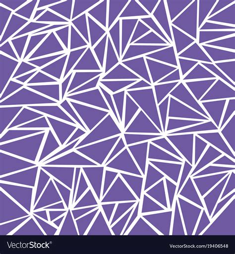 Abstract Purple Geometric And Triangle Patterns Vector Image