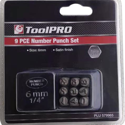Toolpro Number Punch Set 6mm Supercheap Auto New Zealand