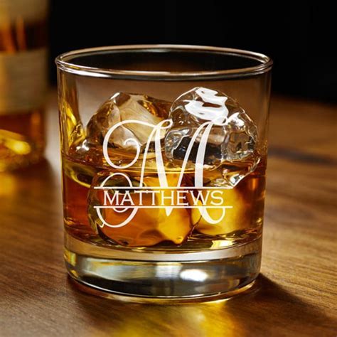 Personalised Whisky Glass Sugarbird Wedding Favours