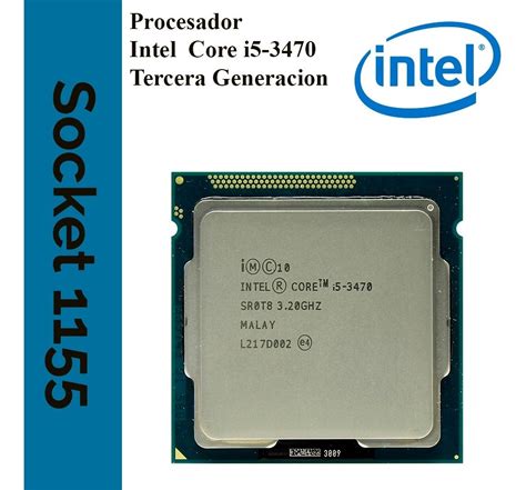 Procesador Intel Core I5 3470 Tercera Generación Oem Mercadolibre