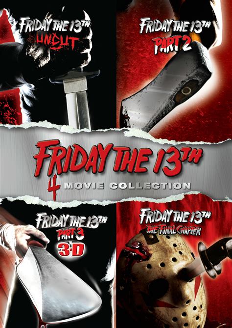 Best Buy Friday The 13th 4 Movie Collection 4 Discs Dvd