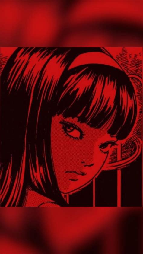 Tomie Tomie Manga Red Icons Junji Ito Red Aesthetic
