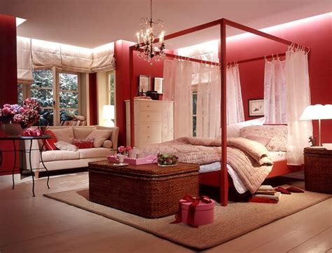 1617470 schlafzimmer rot mit bett dekoration e hervorragend design wandfarben 2015 kuche ~ mrajhiawqaf.com. Einrichten mit Farben: Rote Farbe - Energie und ...