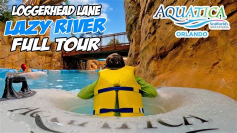 Loggerhead Lane Lazy River Ride Full Lap At Aquatica Water Park Orlando