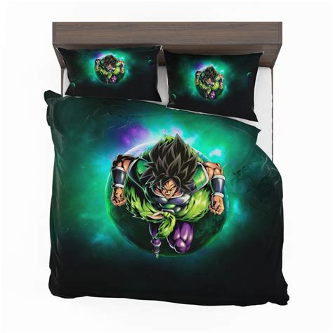 Dragon ball z comforter set. Dragon Ball Super Broly Movie Bedding Set | EBeddingSets